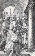 Albrecht Durer Chris before pilate oil